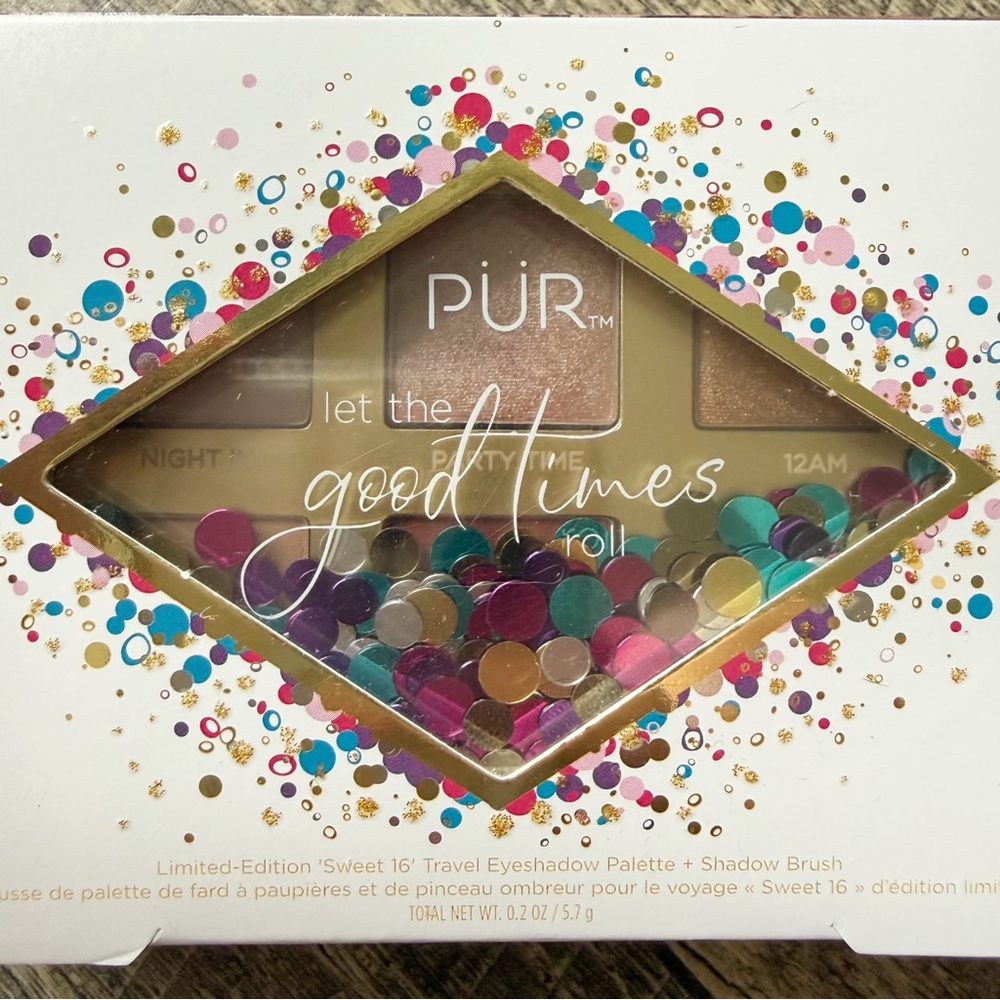 PUR Eyeshadow Palette Let The Good Times Roll Pink Neutral Tan Compact Makeup - Picture 8 of 9